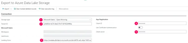 Export zu Azure Data Lake Storage