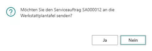 Confirmation popUp