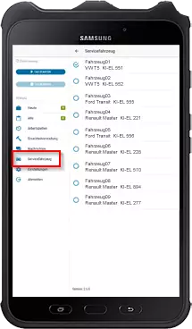 Servicefahrzeug