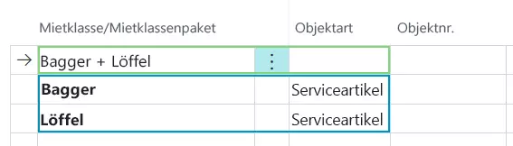 Fertige Mietvertragszeilen