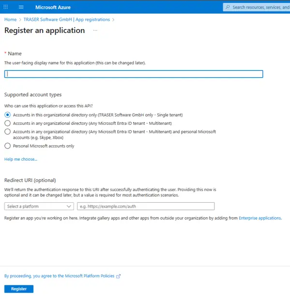 App Registration