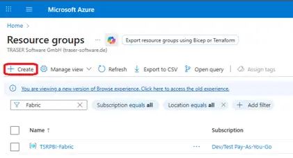 Resource Groups