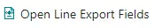 open line export fields