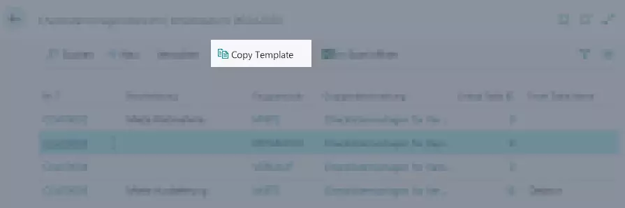 Copy Checklist Template