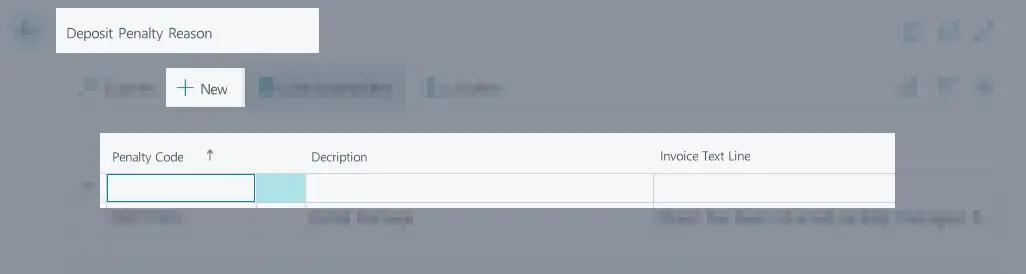 Setting up penalty code