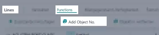 Add specific object number