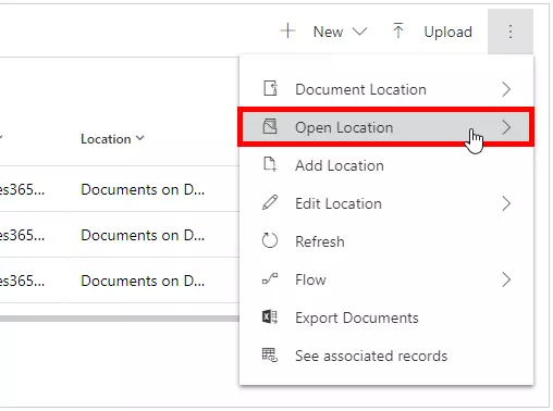 Open documents in SharePoint